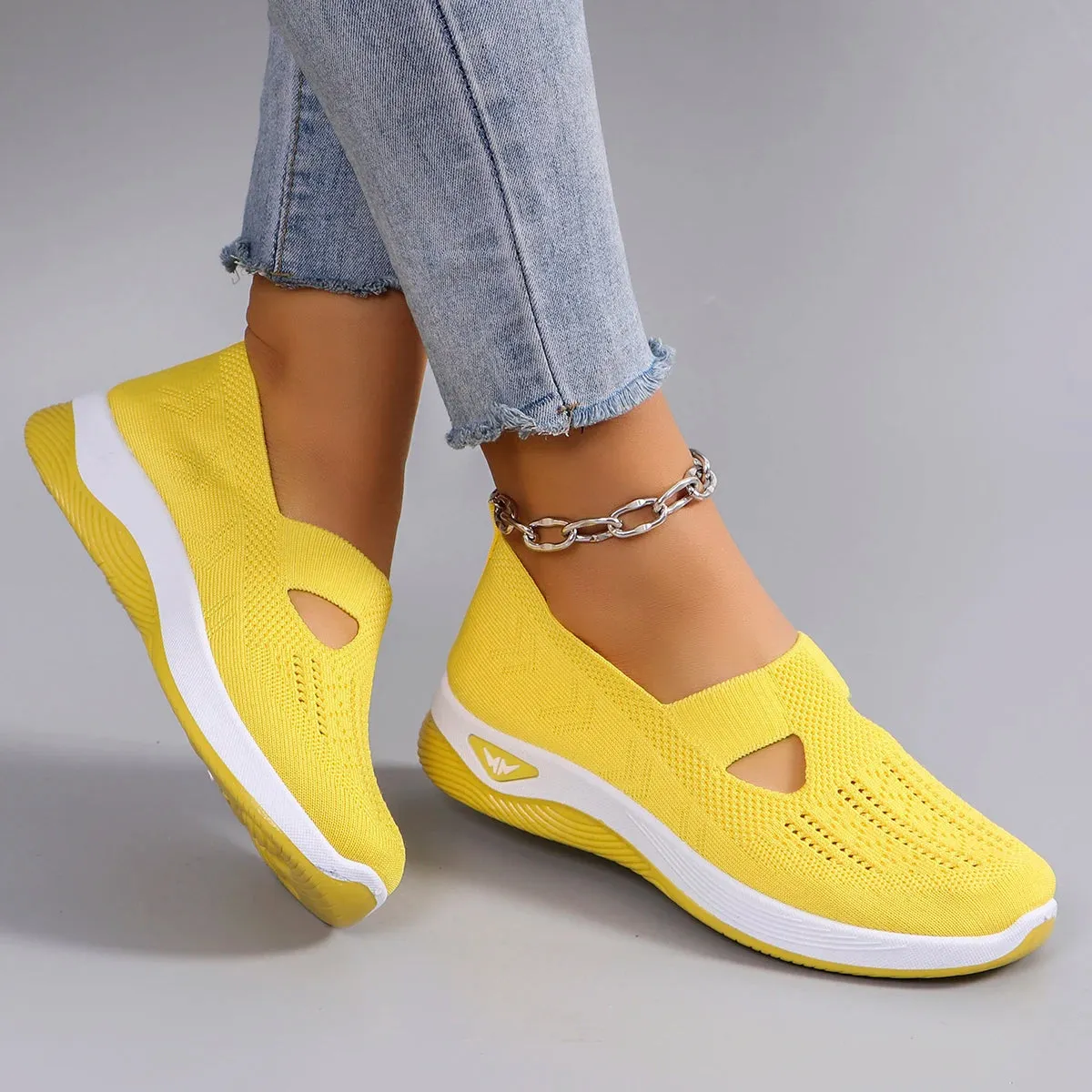Fashionable Sports Shoes - Breathable, Lightweight, Non-Slip, Wear-Resistant Casual Sports Flat Shoes for Women, Spring New Collection
