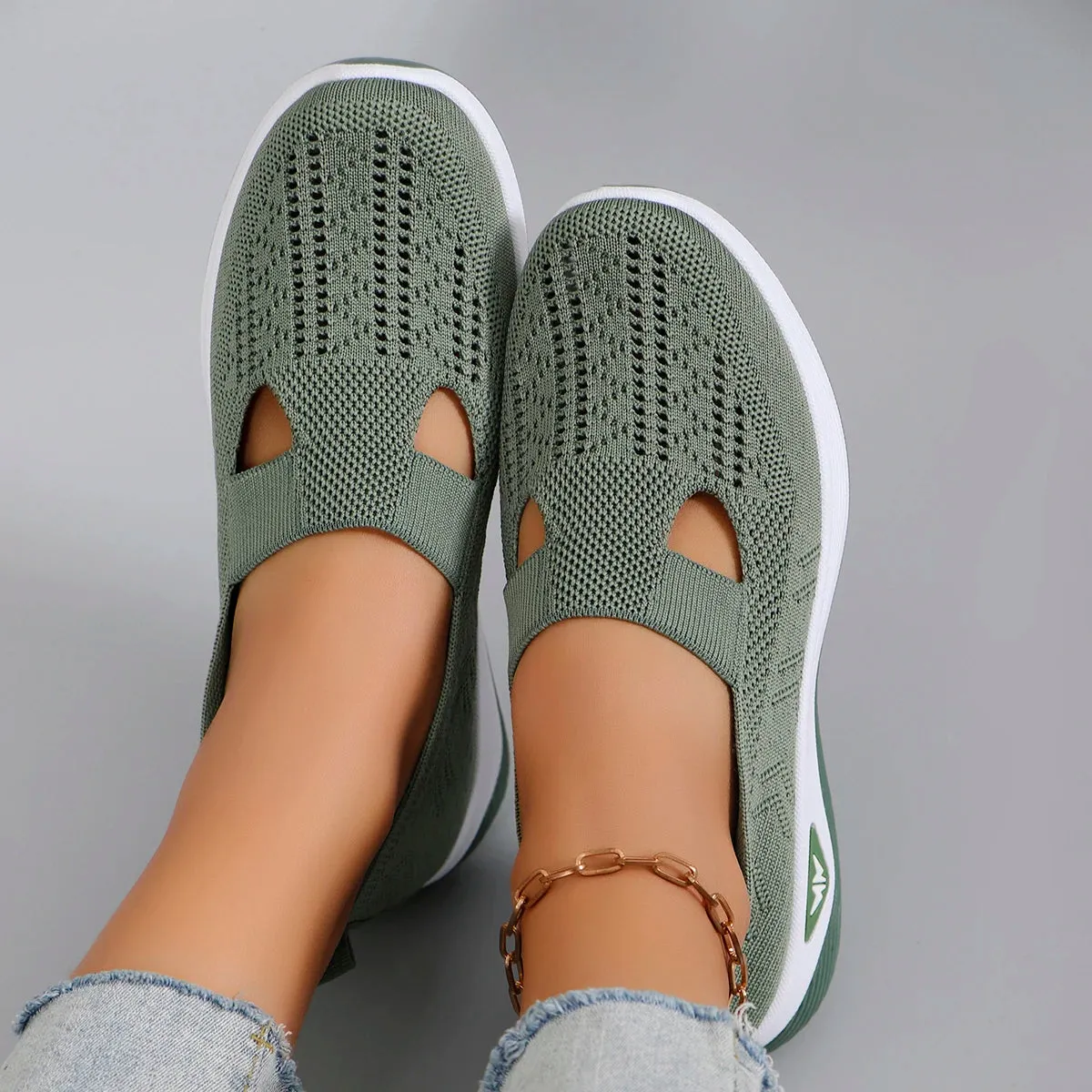 Fashionable Sports Shoes - Breathable, Lightweight, Non-Slip, Wear-Resistant Casual Sports Flat Shoes for Women, Spring New Collection