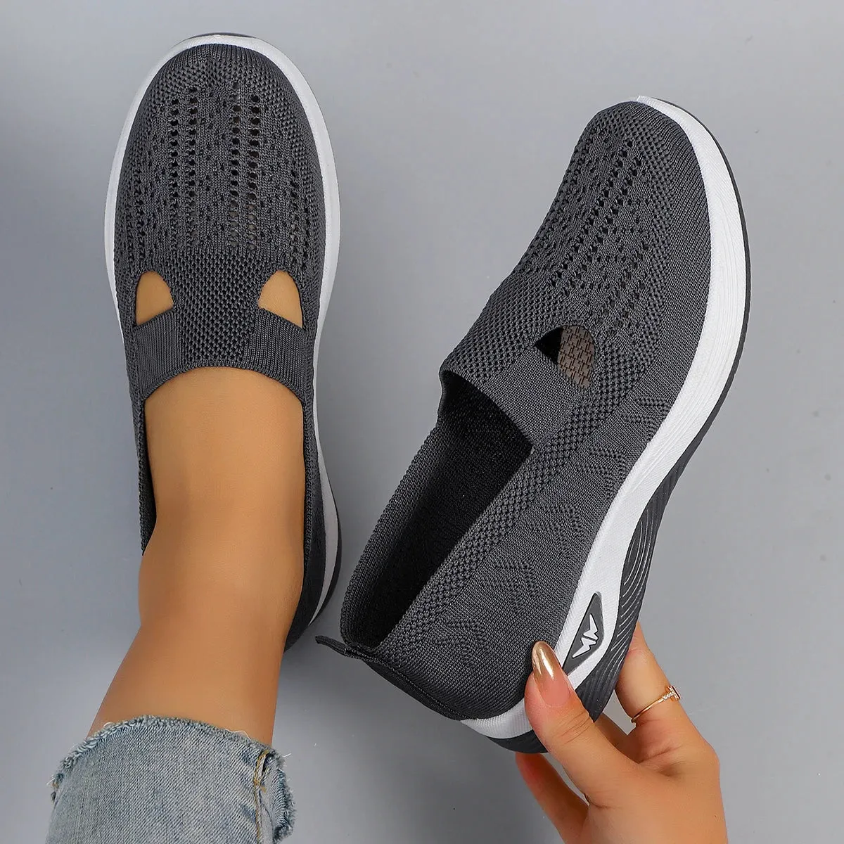 Fashionable Sports Shoes - Breathable, Lightweight, Non-Slip, Wear-Resistant Casual Sports Flat Shoes for Women, Spring New Collection