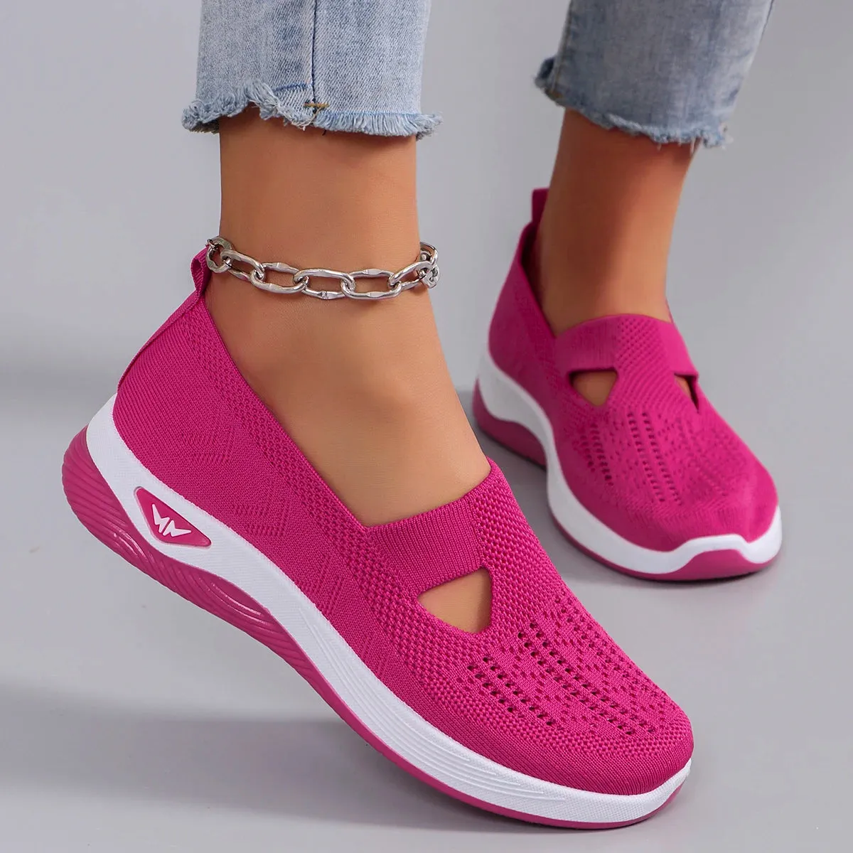 Fashionable Sports Shoes - Breathable, Lightweight, Non-Slip, Wear-Resistant Casual Sports Flat Shoes for Women, Spring New Collection