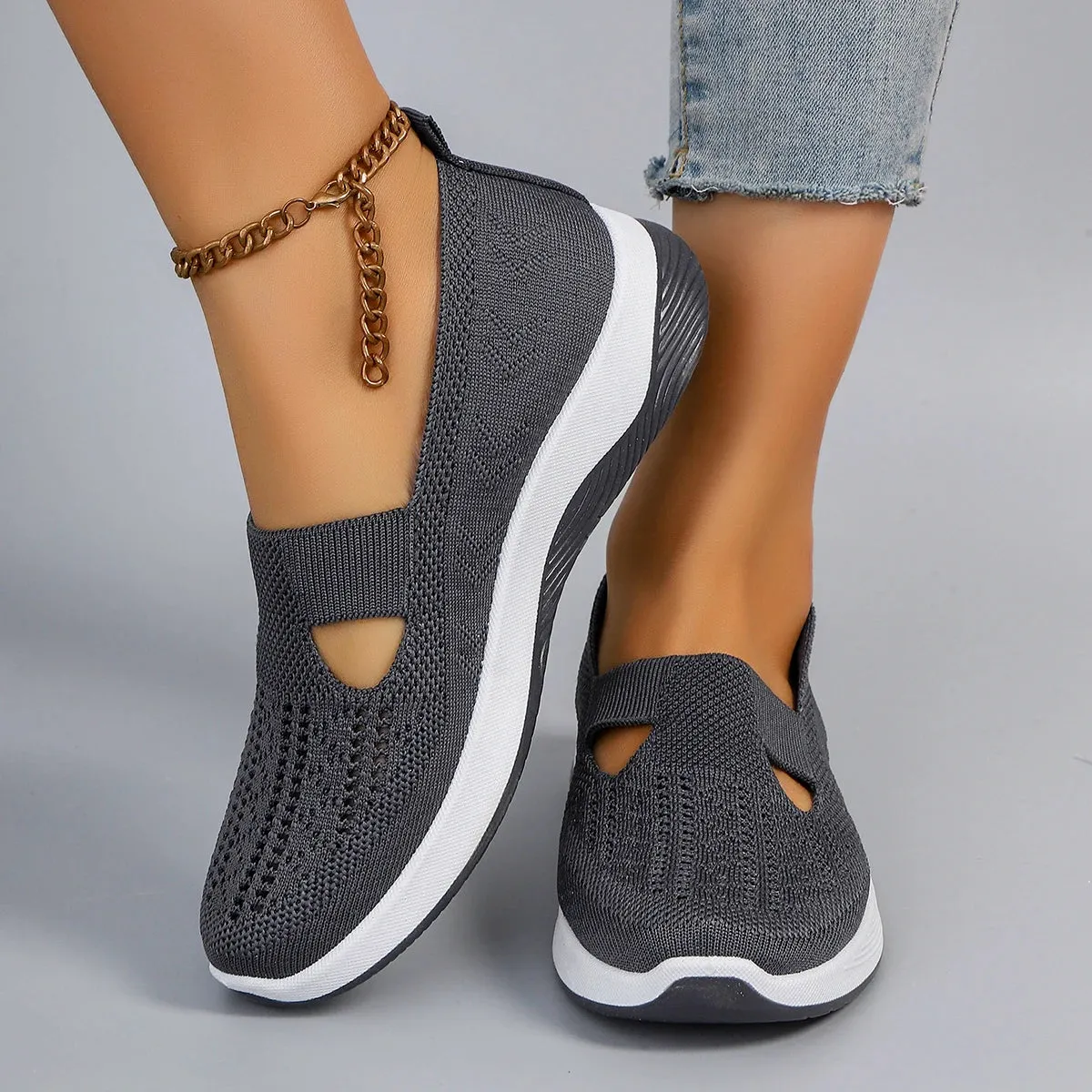 Fashionable Sports Shoes - Breathable, Lightweight, Non-Slip, Wear-Resistant Casual Sports Flat Shoes for Women, Spring New Collection