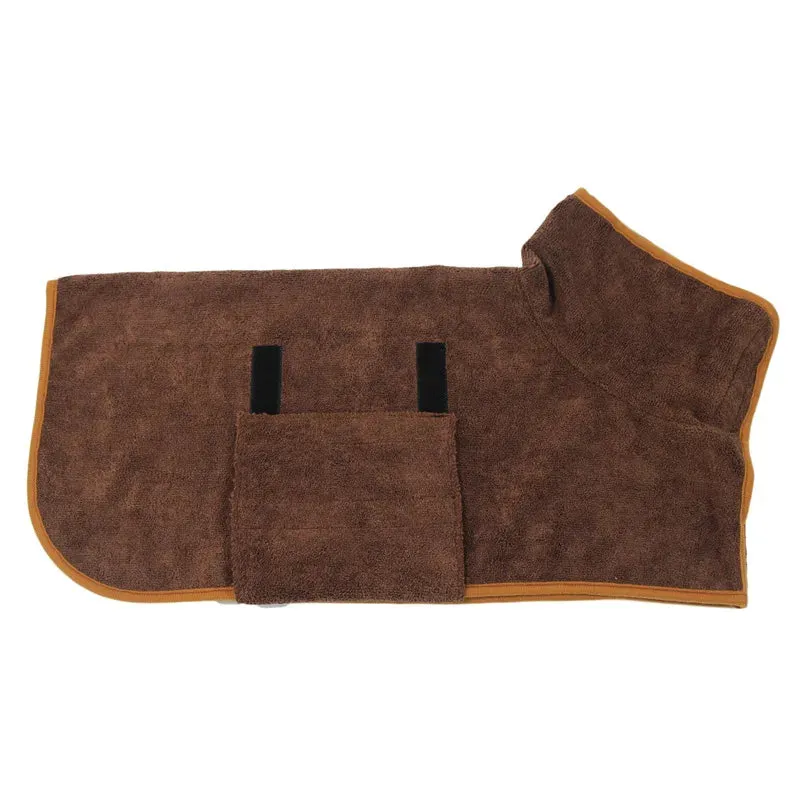 Fast Drying dog bathrobe