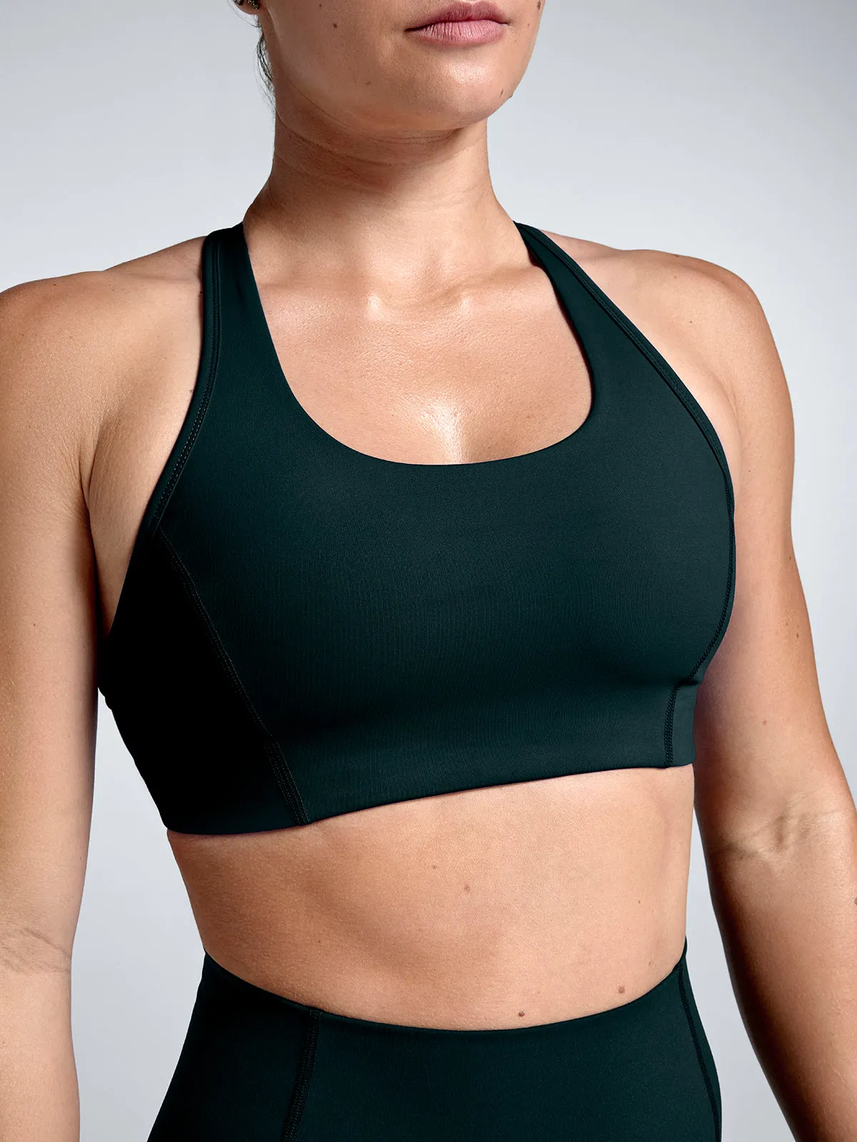 FATAL ATTRACTION Sports Bra Dark Green
