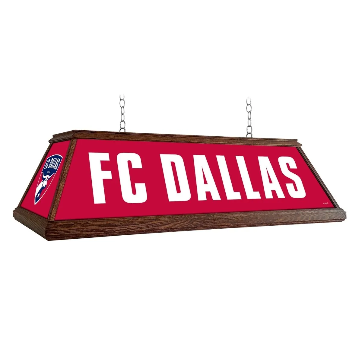 FC Dallas: Premium Wood Pool Table Light