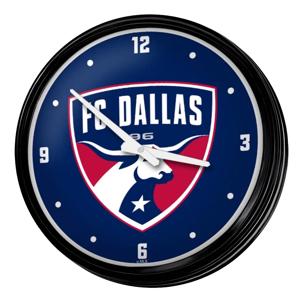 FC Dallas: Retro Lighted Wall Clock