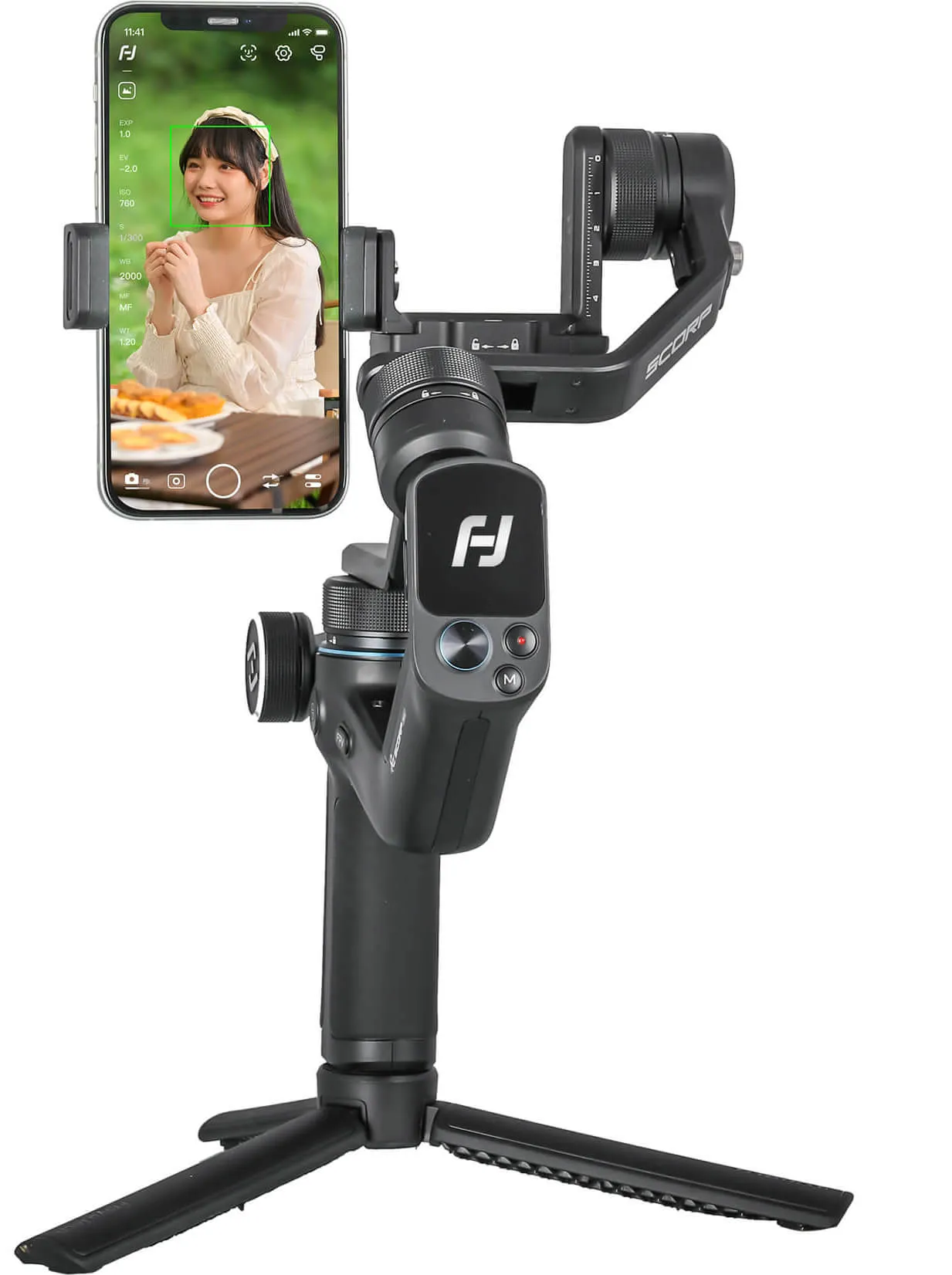 FeiyuTech SCORP MINI 3 Axis Gimbal Stabilizer 4 in 1 with OLED Display