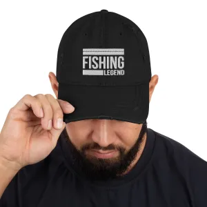 Fishing Legend Distressed Hat