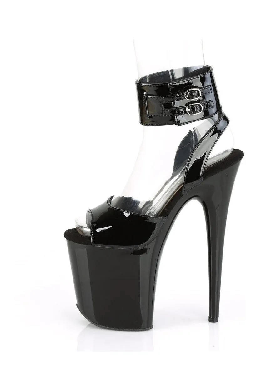 FLAMINGO-891 Exotic Sandal | Black Patent
