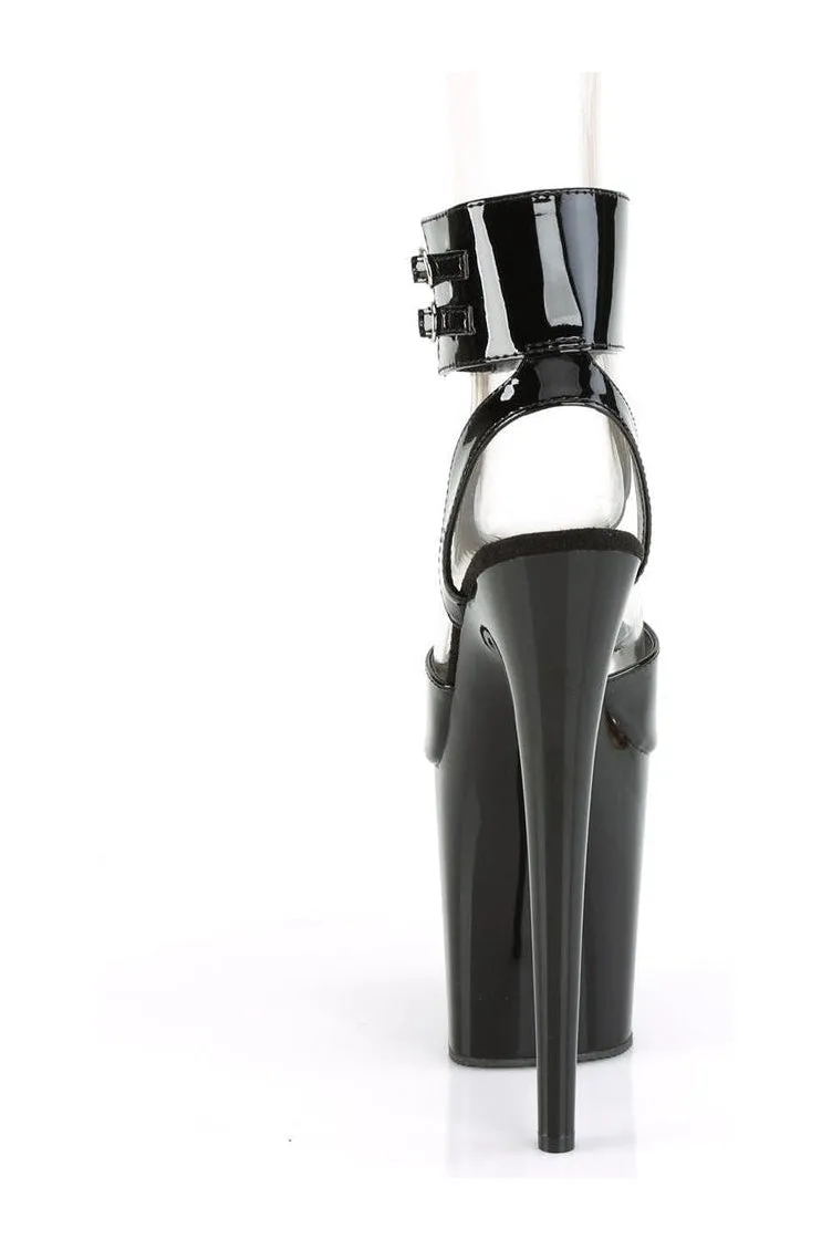 FLAMINGO-891 Exotic Sandal | Black Patent