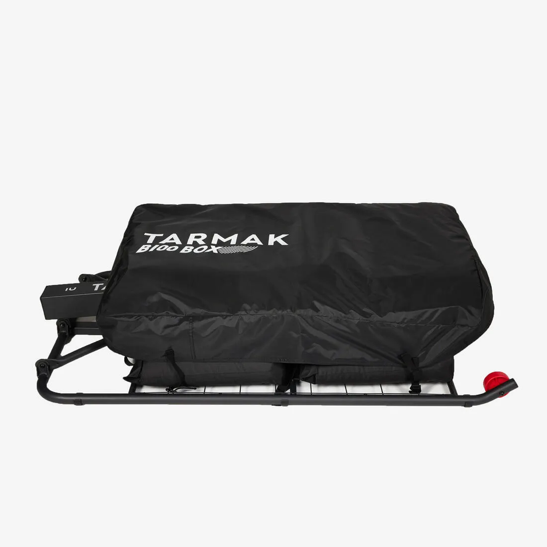 Folding Basketball Hoop - Adjustable Up To 3.05m In Black/White