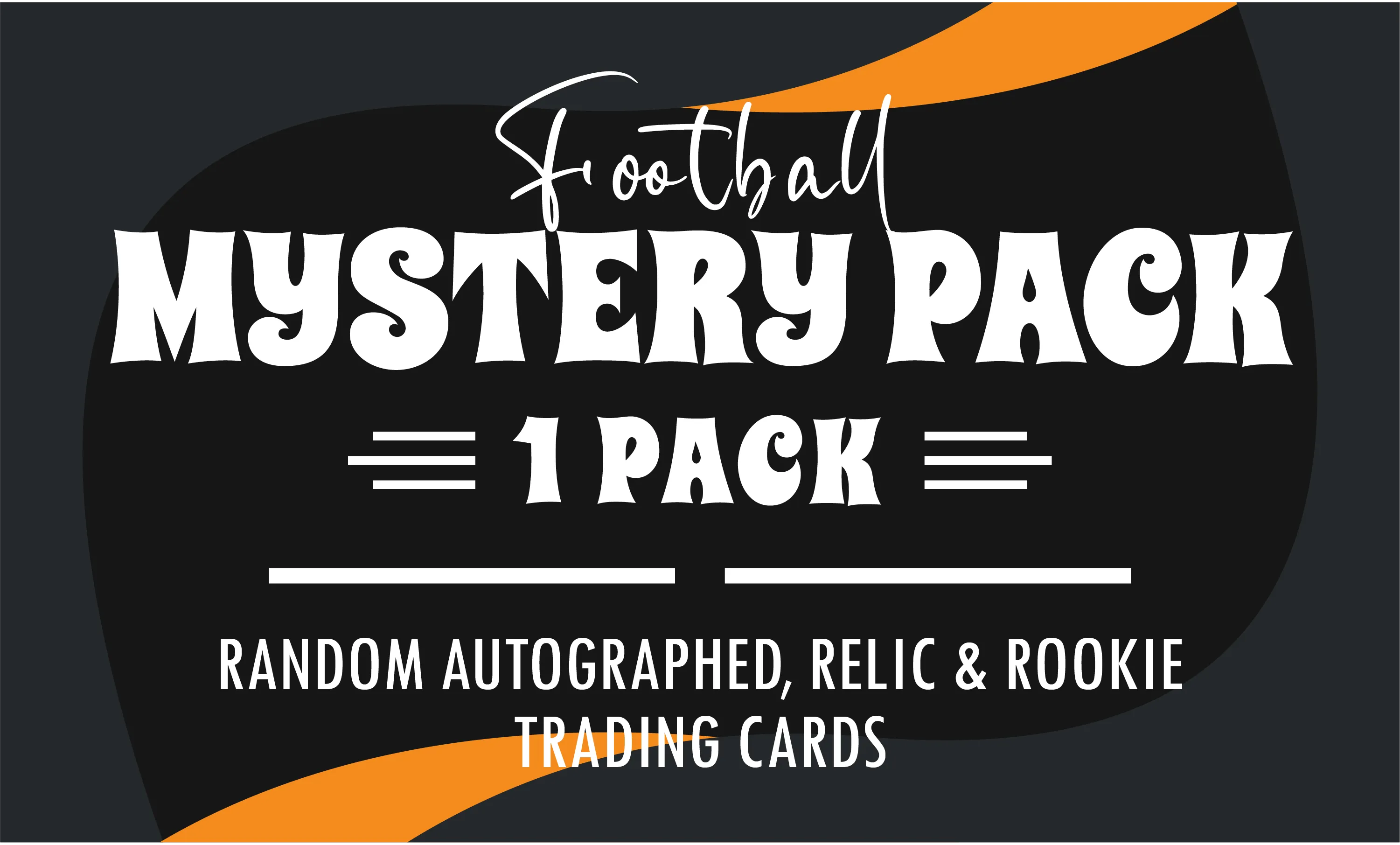 Football Mystery Pack (Random Autographed, Relic & Rookie Trading Cards)