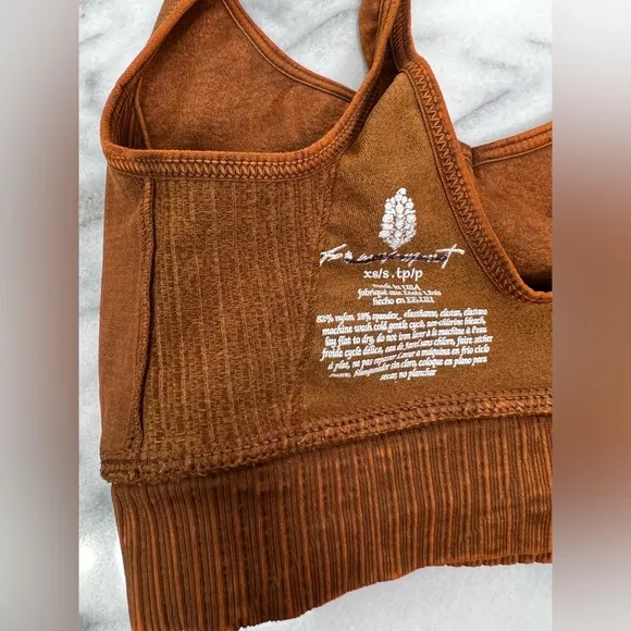 FP Movement By Free People Good Karma Cut Out Bra Top