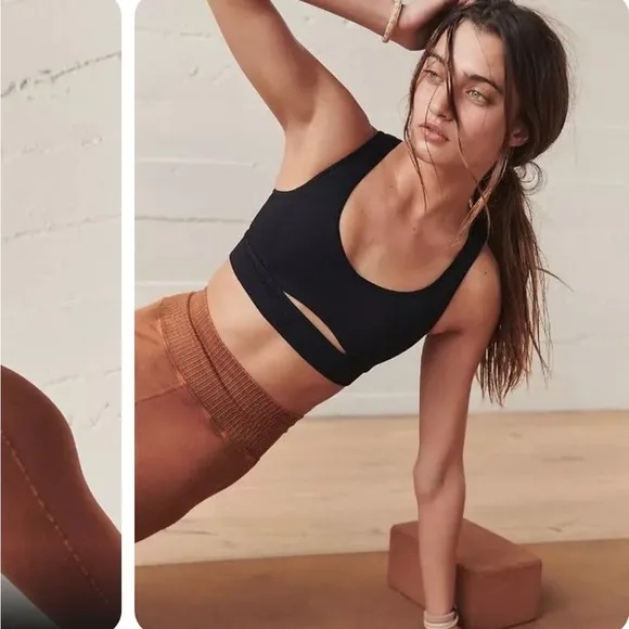 FP Movement By Free People Good Karma Cut Out Bra Top