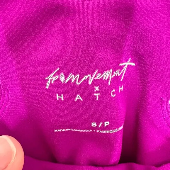 FP Movement x HATCH Bright Berry Purple Pink Free People Sports Bra Size S NWT