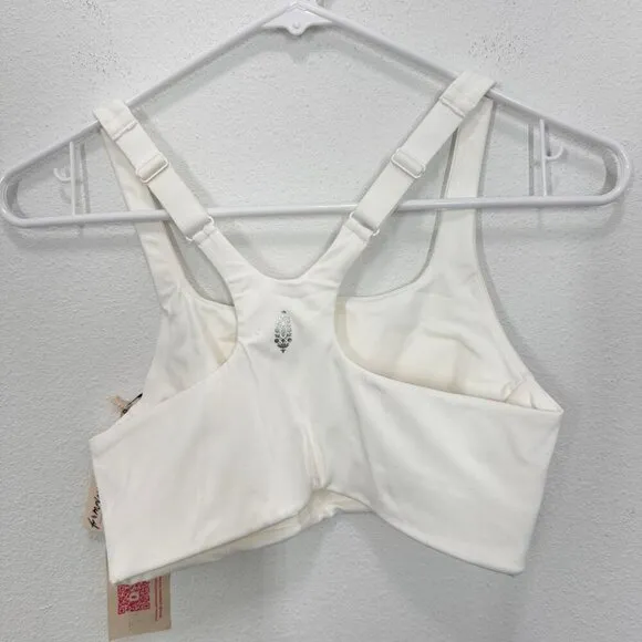 FP Movement x HATCH Crisp White Free People Sports Bra Maternity Size XS NWT
