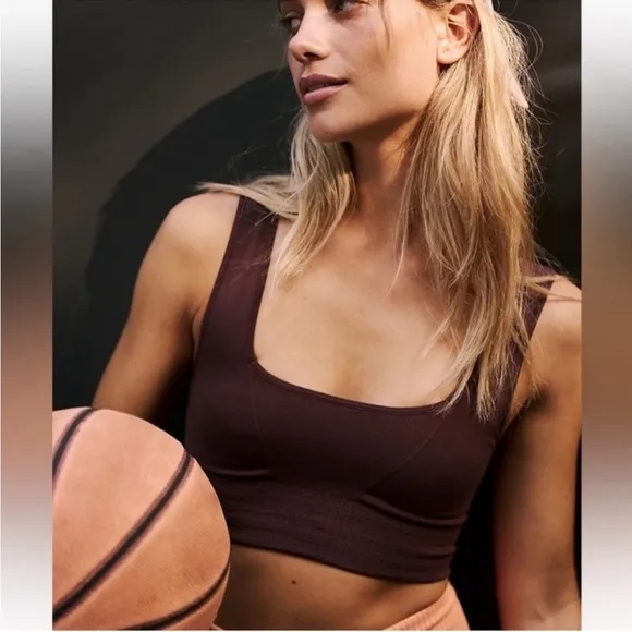 Free People Movement Good Karma Square Neck Bra Sports