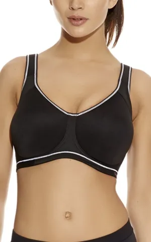 FREYA - SONIC SPORTS BRA IN BLACK