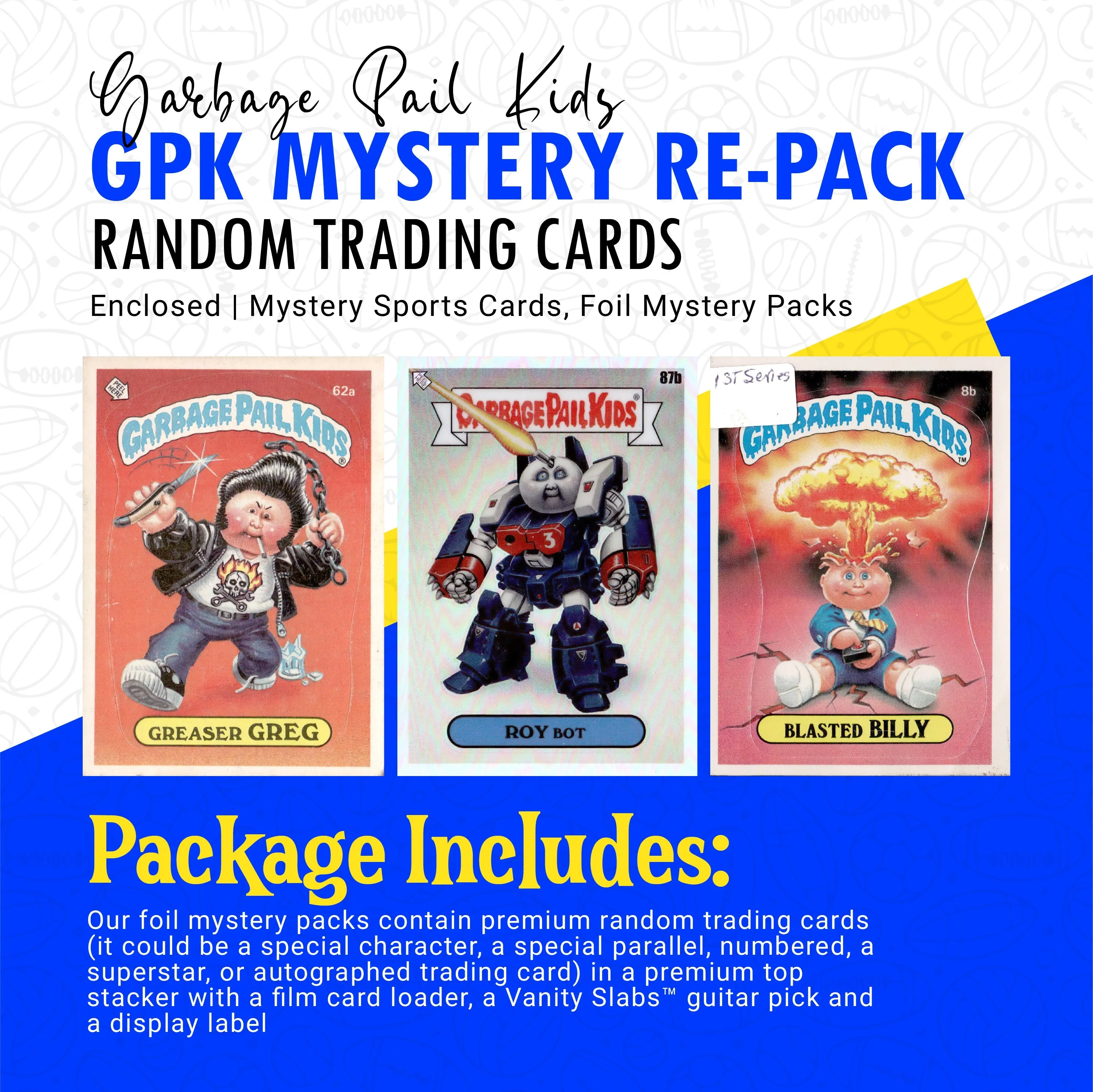 Garbage Pail Kids GPK Mystery Re-Pack (Random Trading Cards Enclosed)