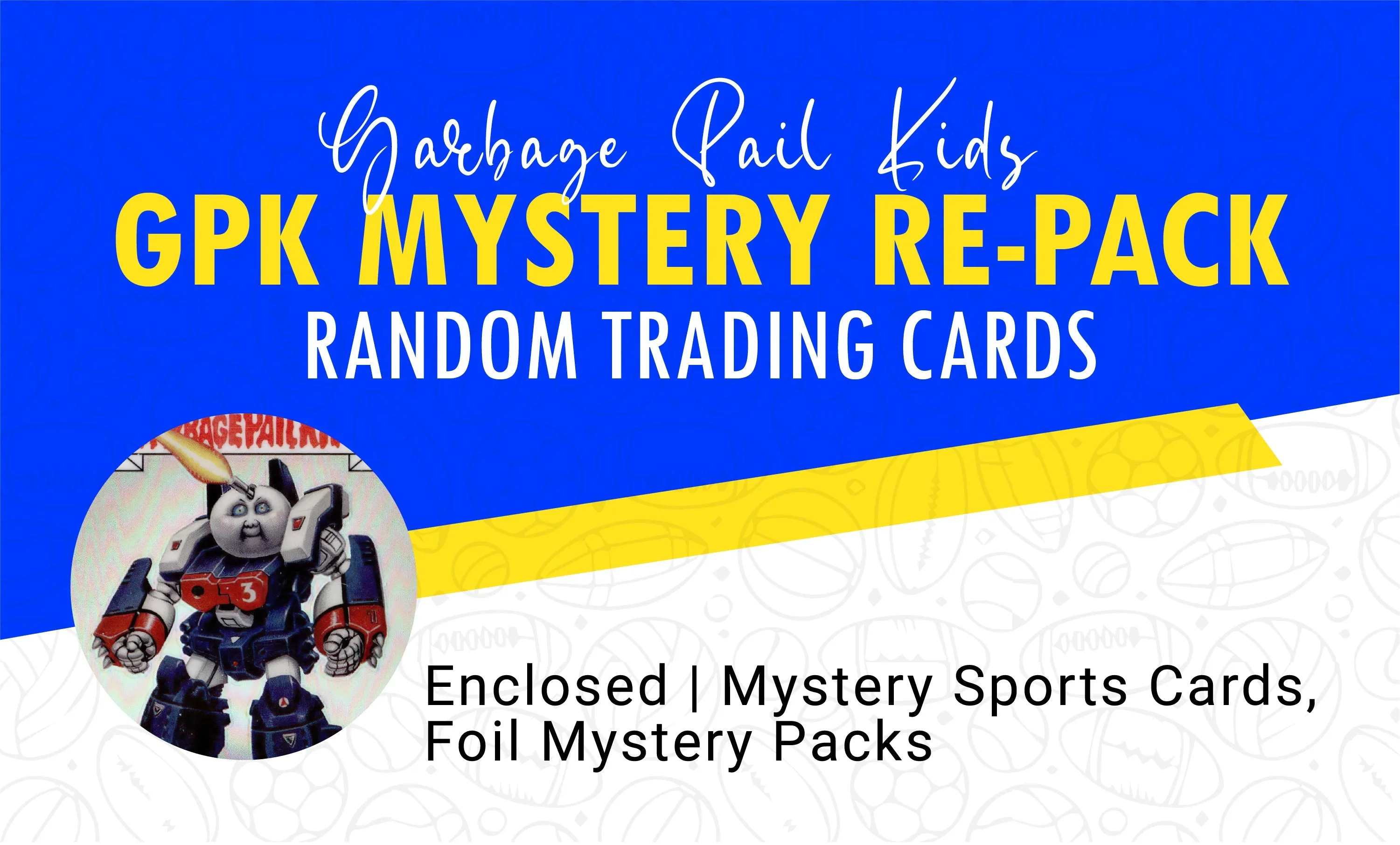 Garbage Pail Kids GPK Mystery Re-Pack (Random Trading Cards Enclosed)