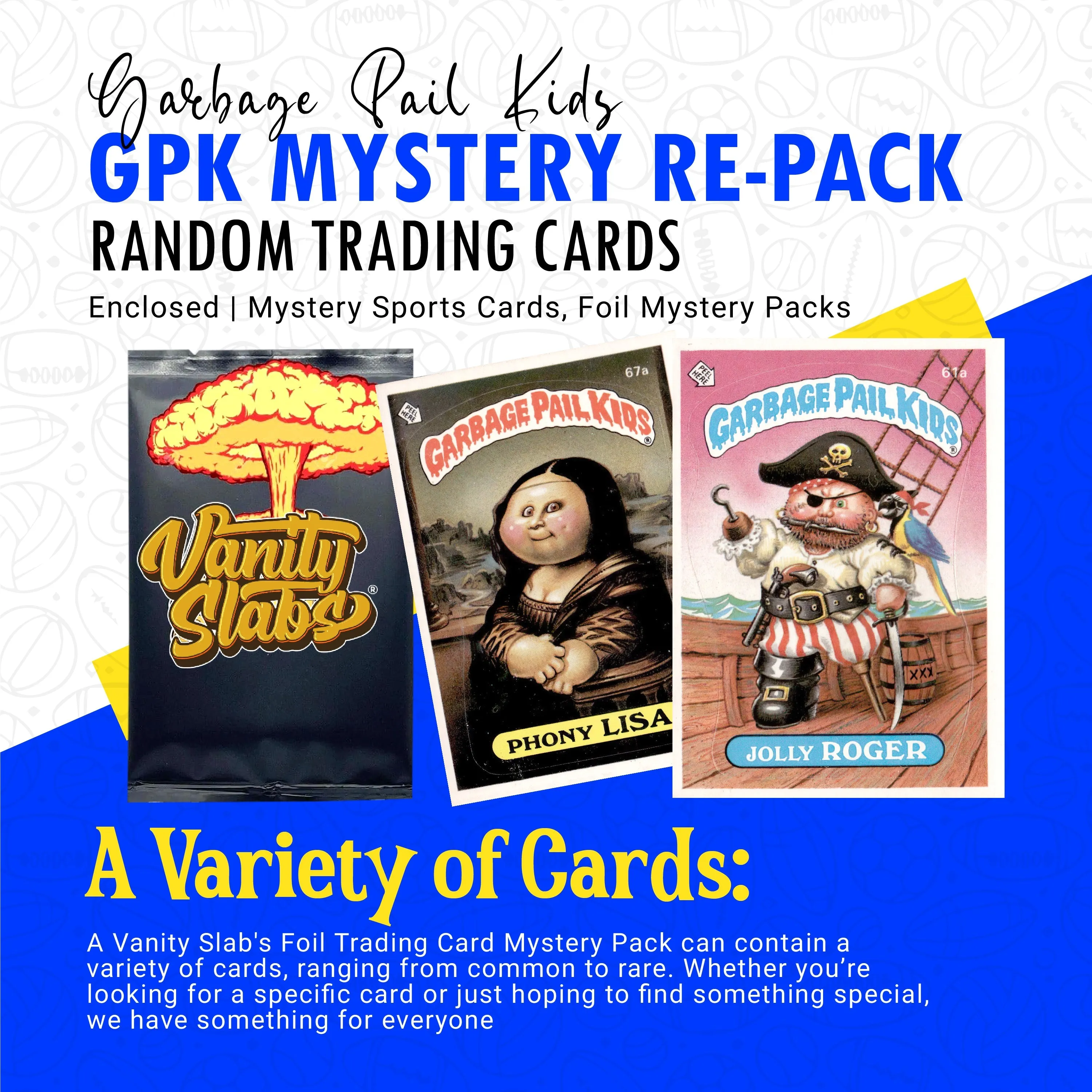 Garbage Pail Kids GPK Mystery Re-Pack (Random Trading Cards Enclosed)