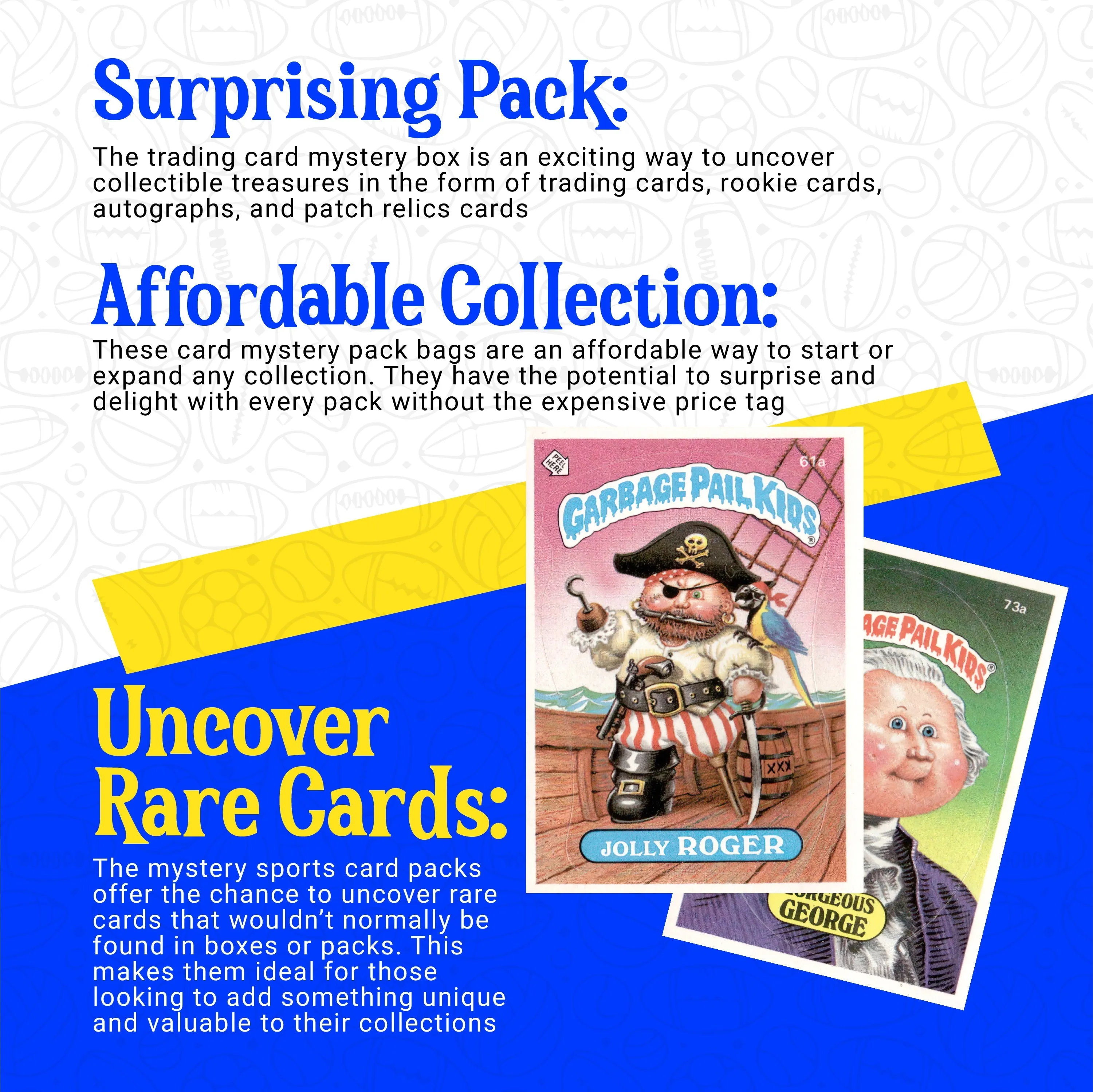 Garbage Pail Kids GPK Mystery Re-Pack (Random Trading Cards Enclosed)