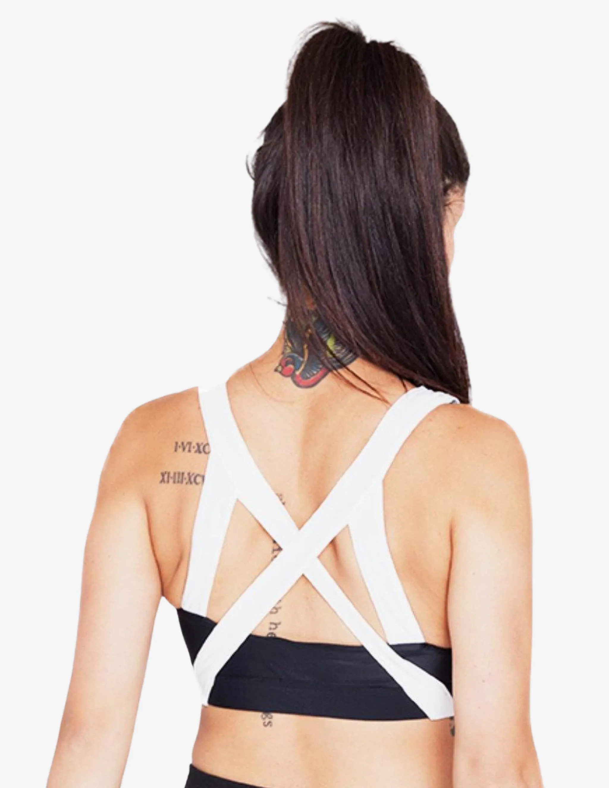 Geometric Swim/Run Nursing Sports Crop