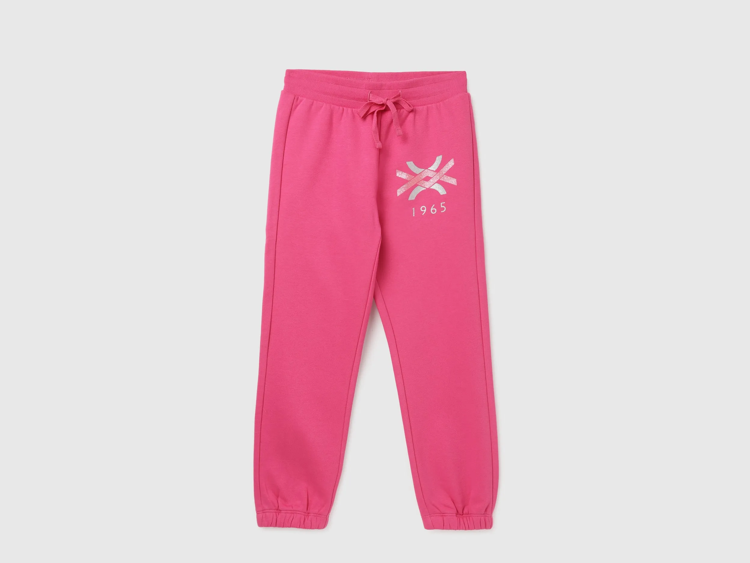 Girl's Printed Regular Fit Trackpants