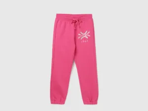 Girl's Printed Regular Fit Trackpants