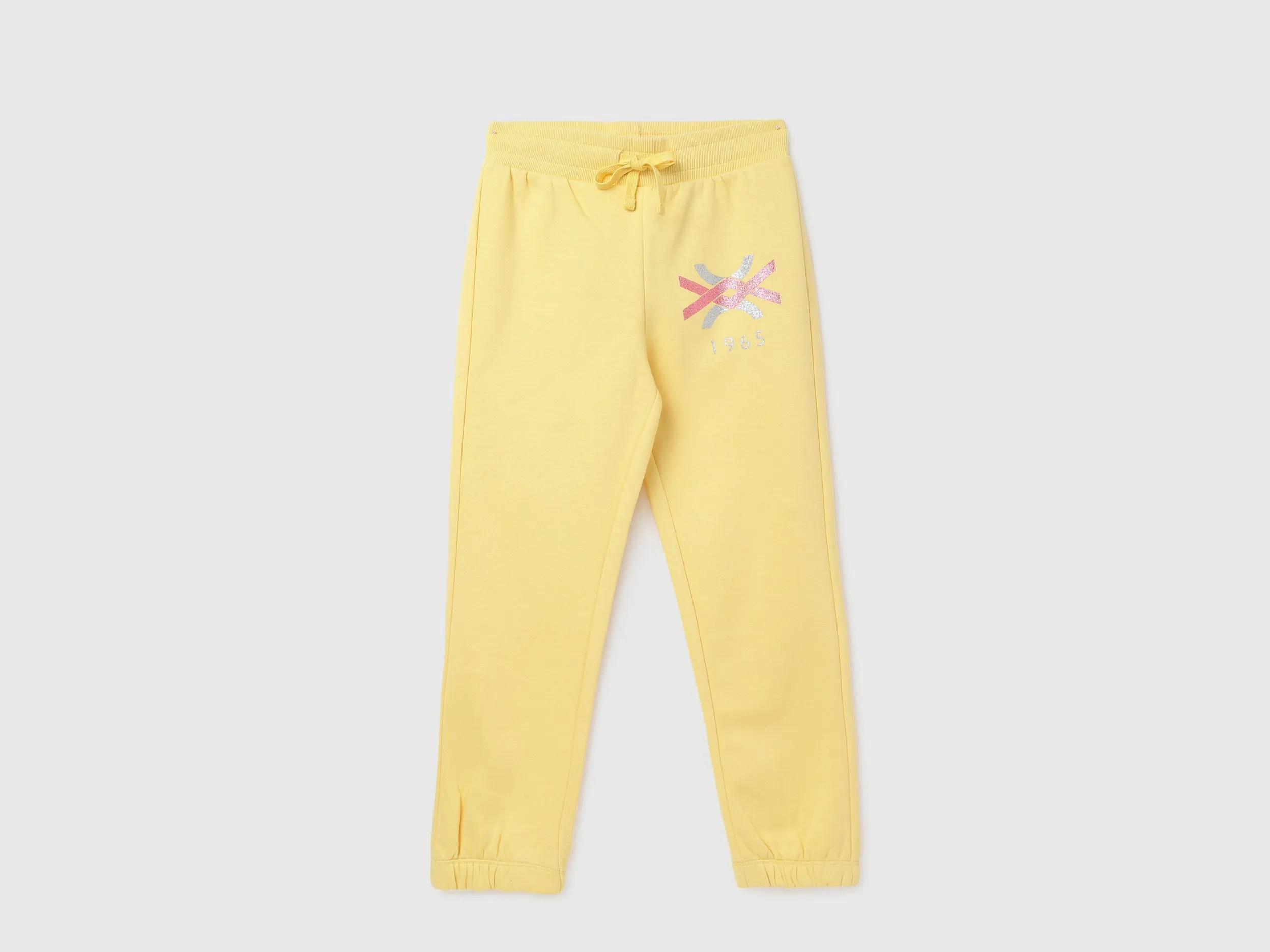 Girl's Printed Regular Fit Trackpants
