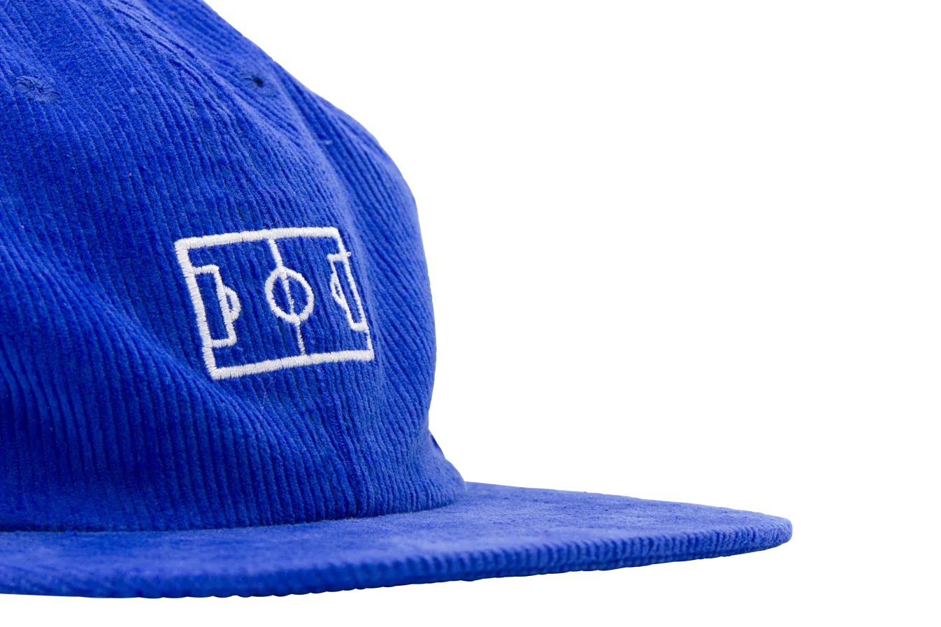 Goiaba E.C. - Campo 6-Panel Corduroy Hat - Royal Blue