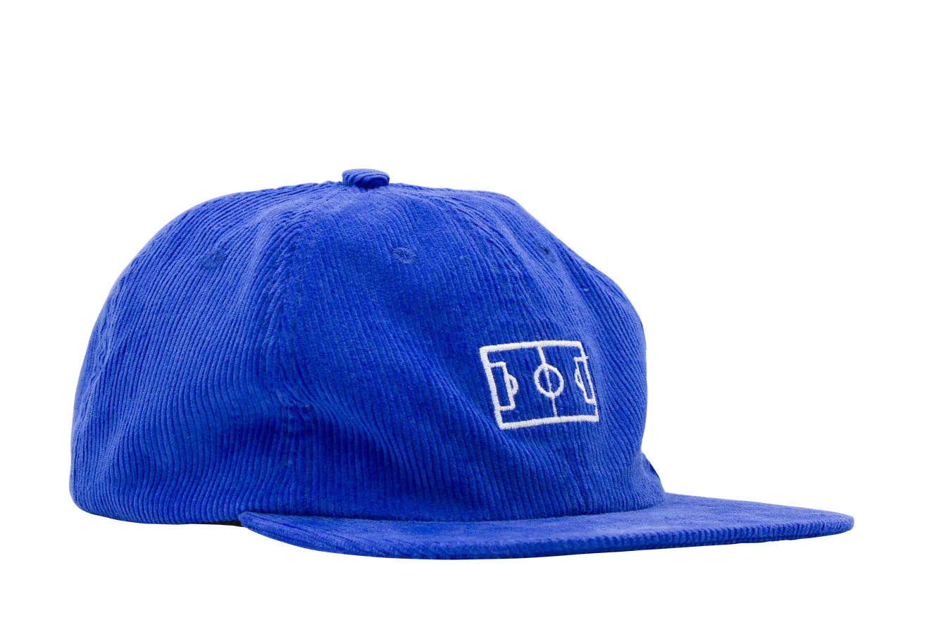 Goiaba E.C. - Campo 6-Panel Corduroy Hat - Royal Blue