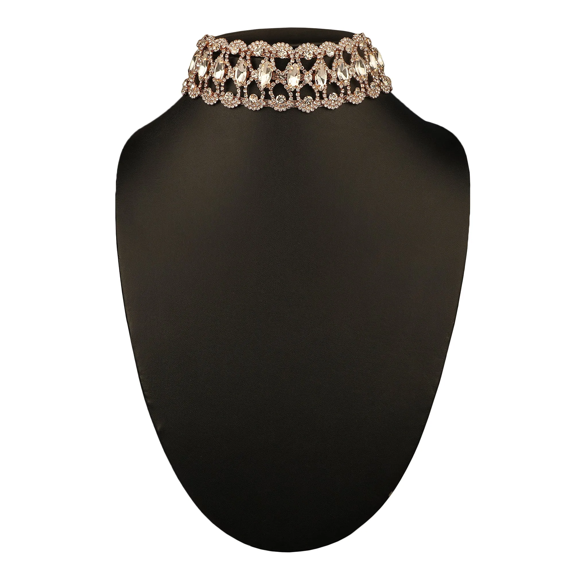 Gold Plated Diamond Studded Choker