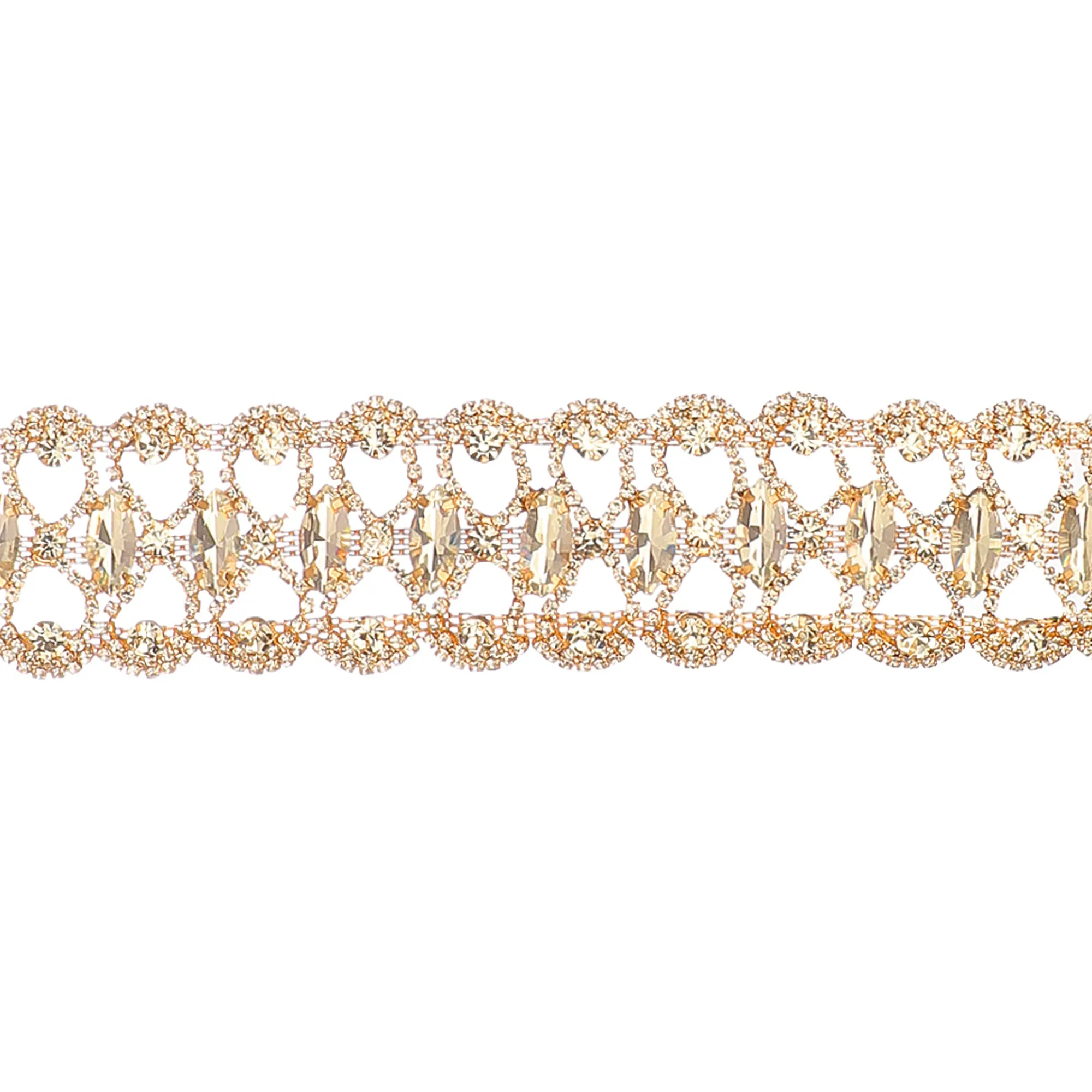 Gold Plated Diamond Studded Choker