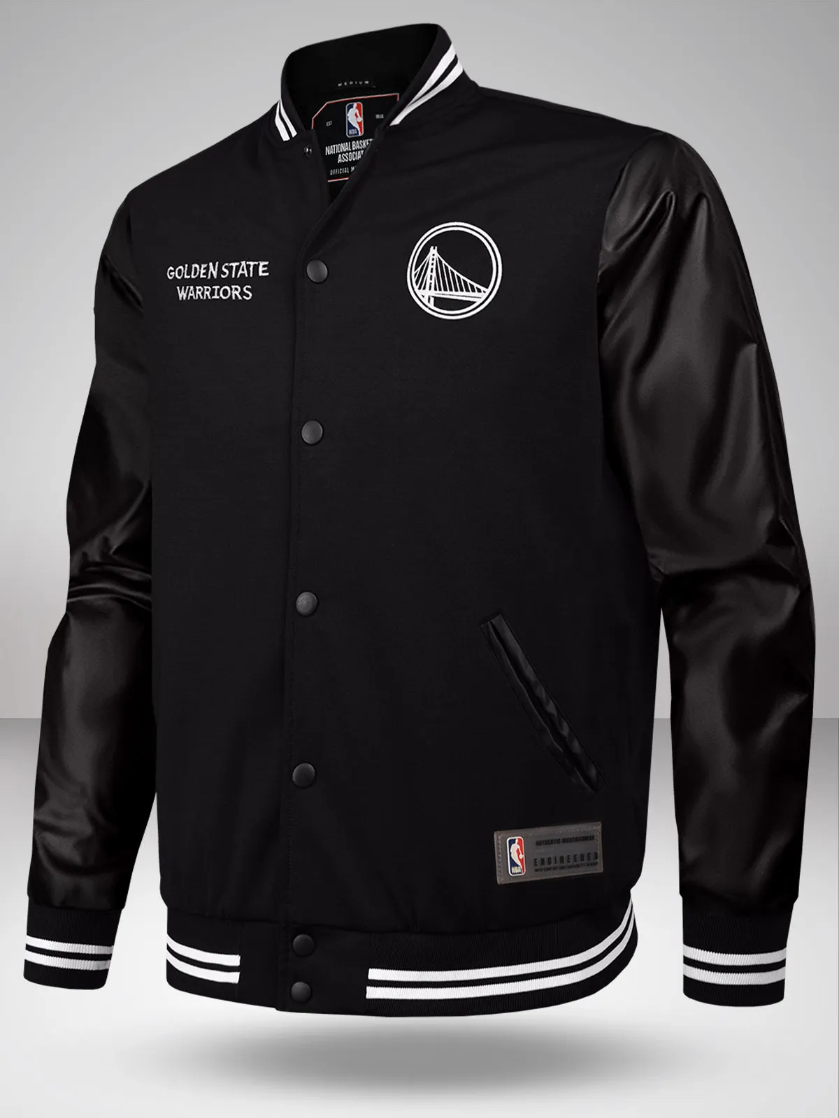 Golden State Warriors: Printed Varsity Jacket