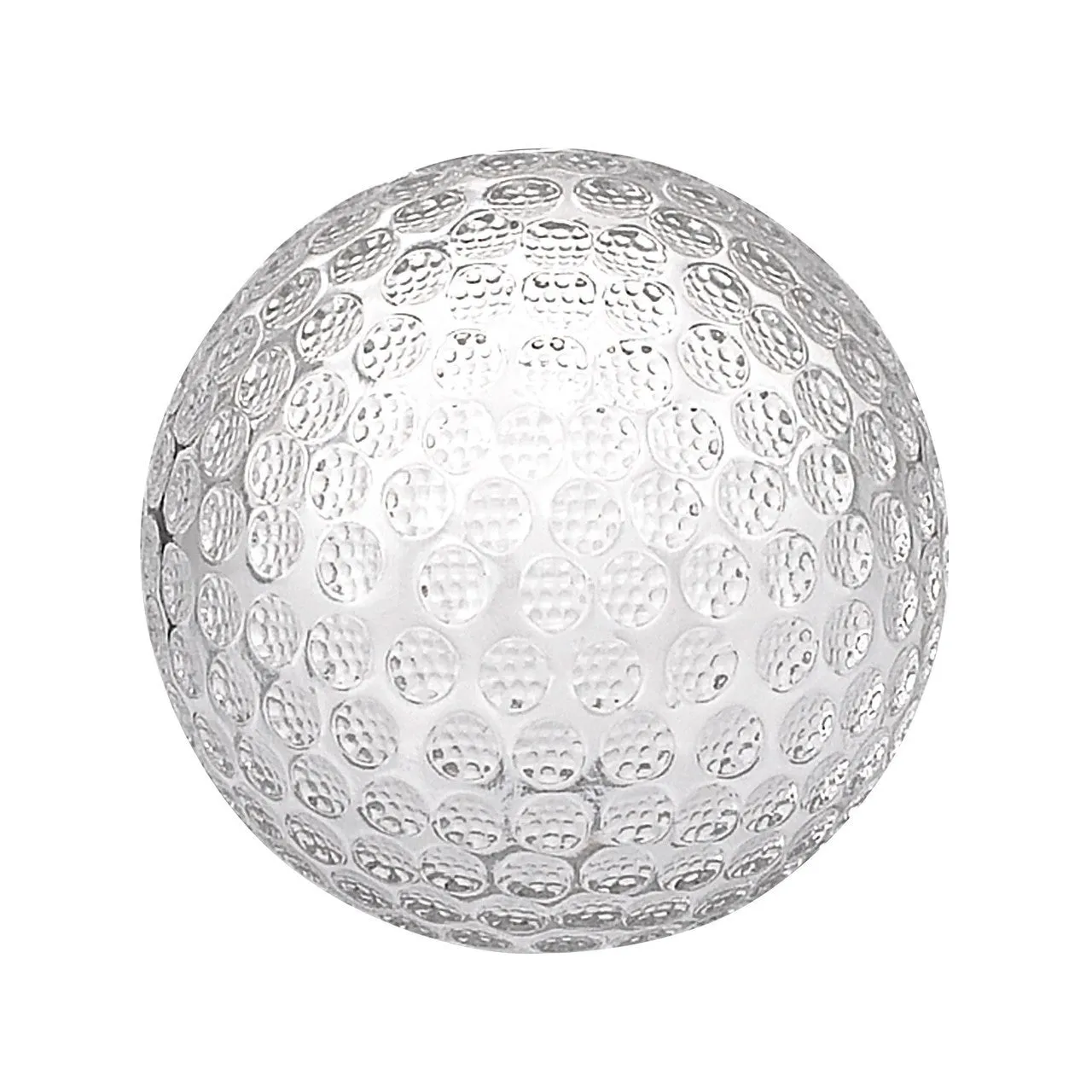 Golf Ball Crystal Glass Paperweight