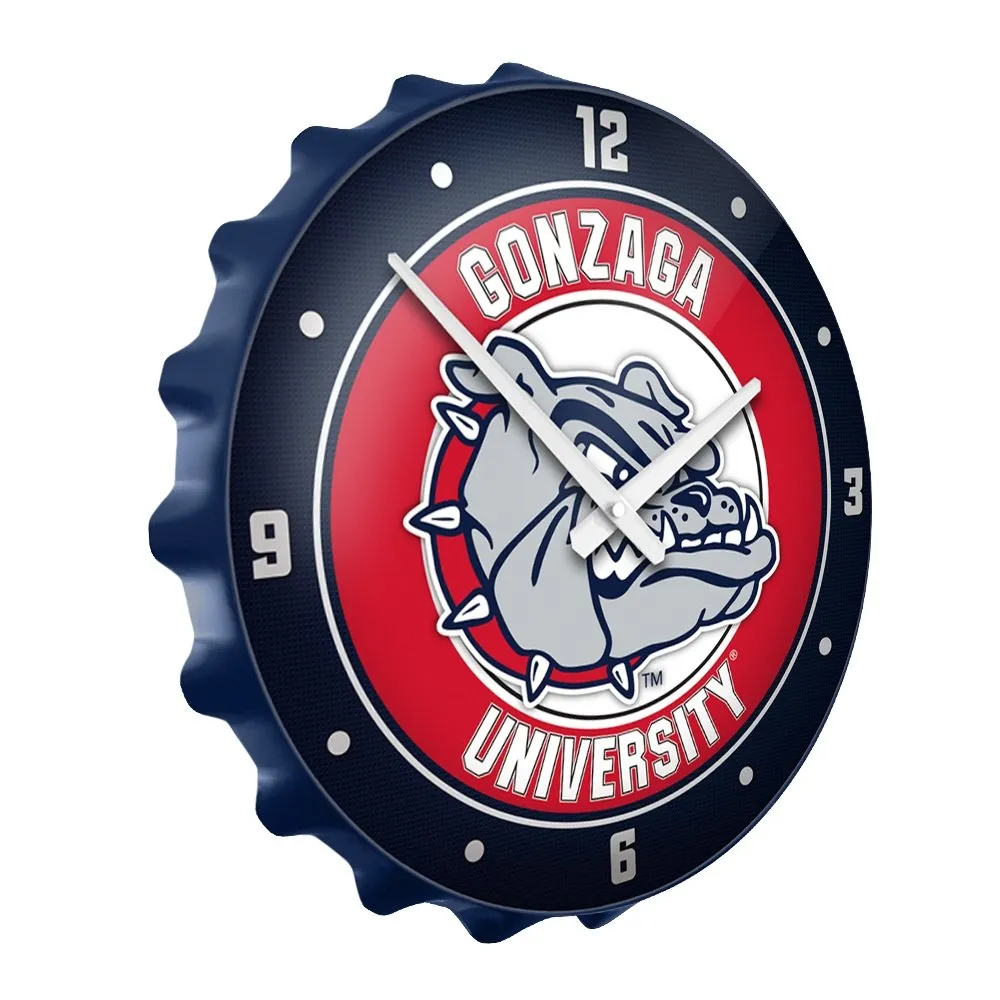 Gonzaga Bulldogs: Bottle Cap Wall Clock