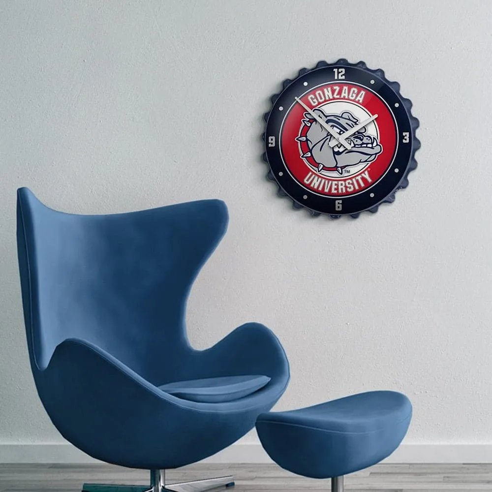 Gonzaga Bulldogs: Bottle Cap Wall Clock