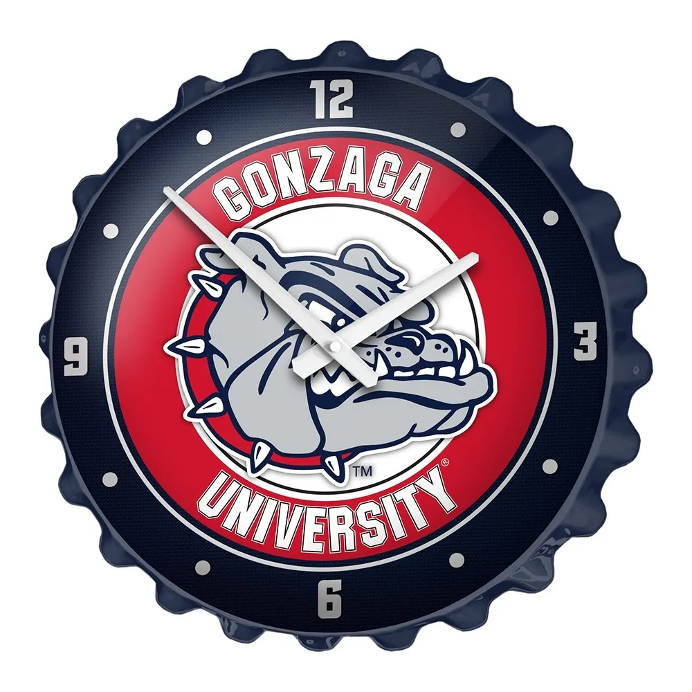 Gonzaga Bulldogs: Bottle Cap Wall Clock