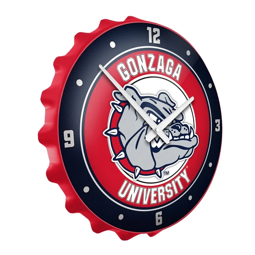 Gonzaga Bulldogs: Bottle Cap Wall Clock