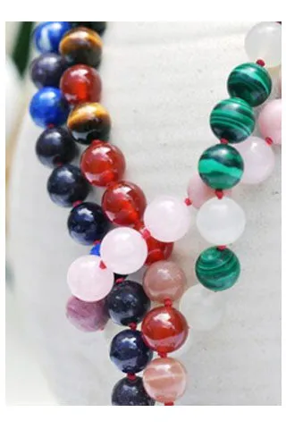 Happy Buddha Balance Chakra Mala -  Be Present