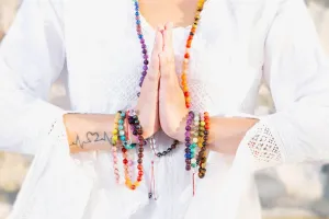 Happy Buddha Balance Chakra Mala -  Be Present