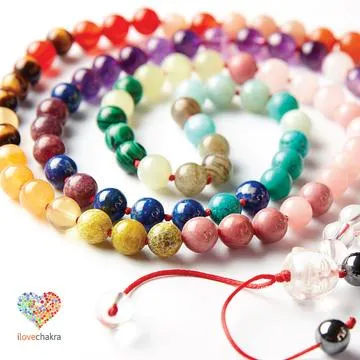 Happy Buddha Balance Chakra Mala -  Be Present