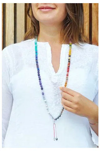 Happy Buddha Balance Chakra Mala -  Be Present