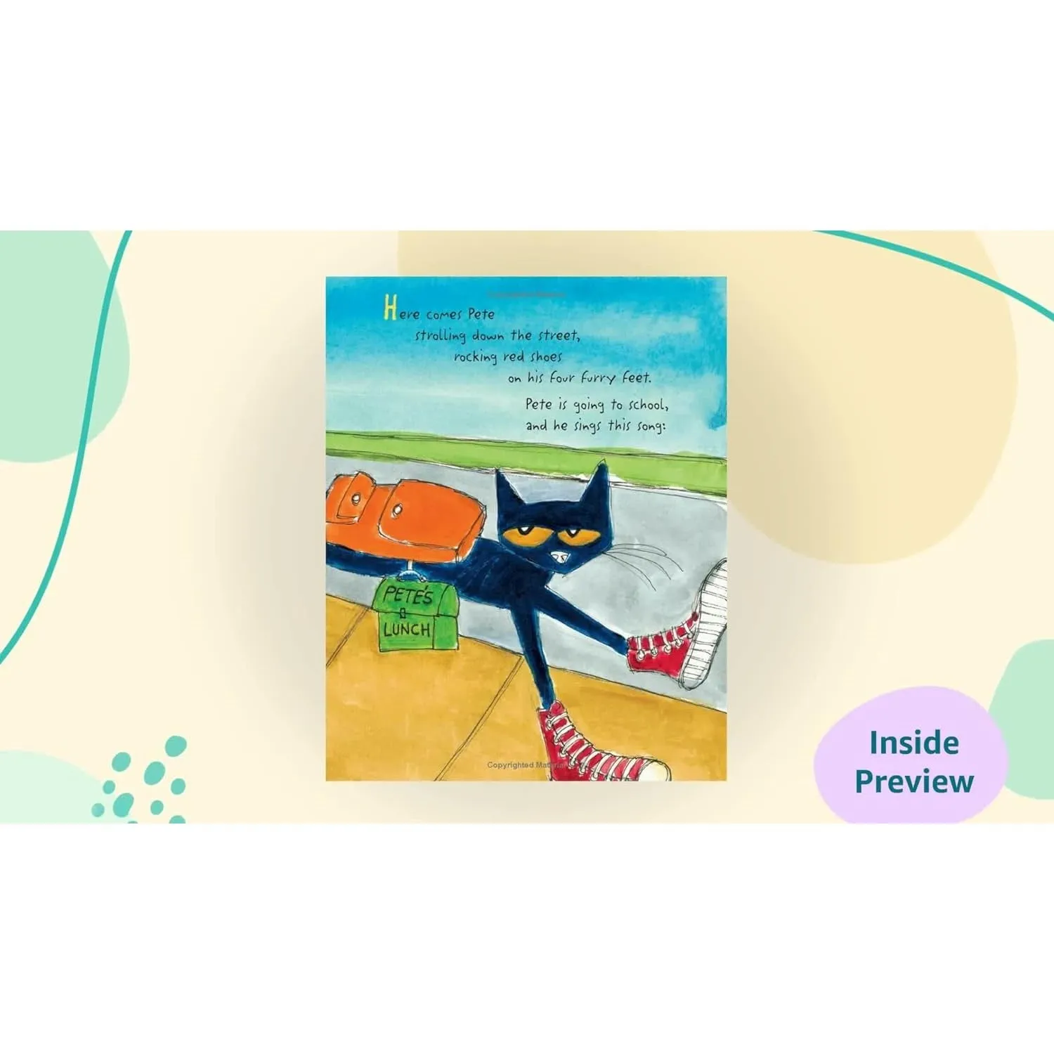 Harper Collins: Pete the Cat: Rocking in My School Shoes: A Back to School Book for Kids (Hardcover Book)