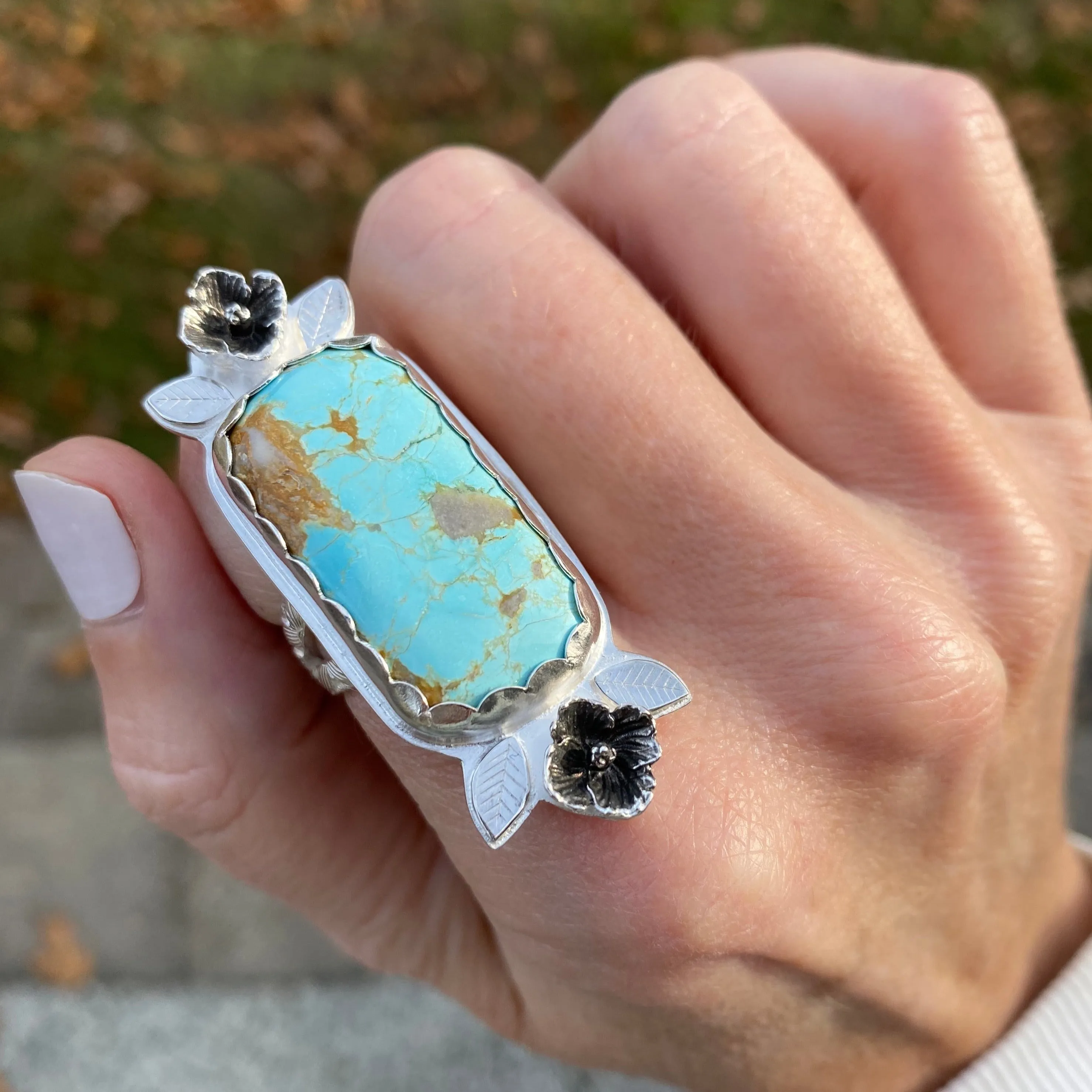 Harvest Moon Turquoise Cosmo Ring