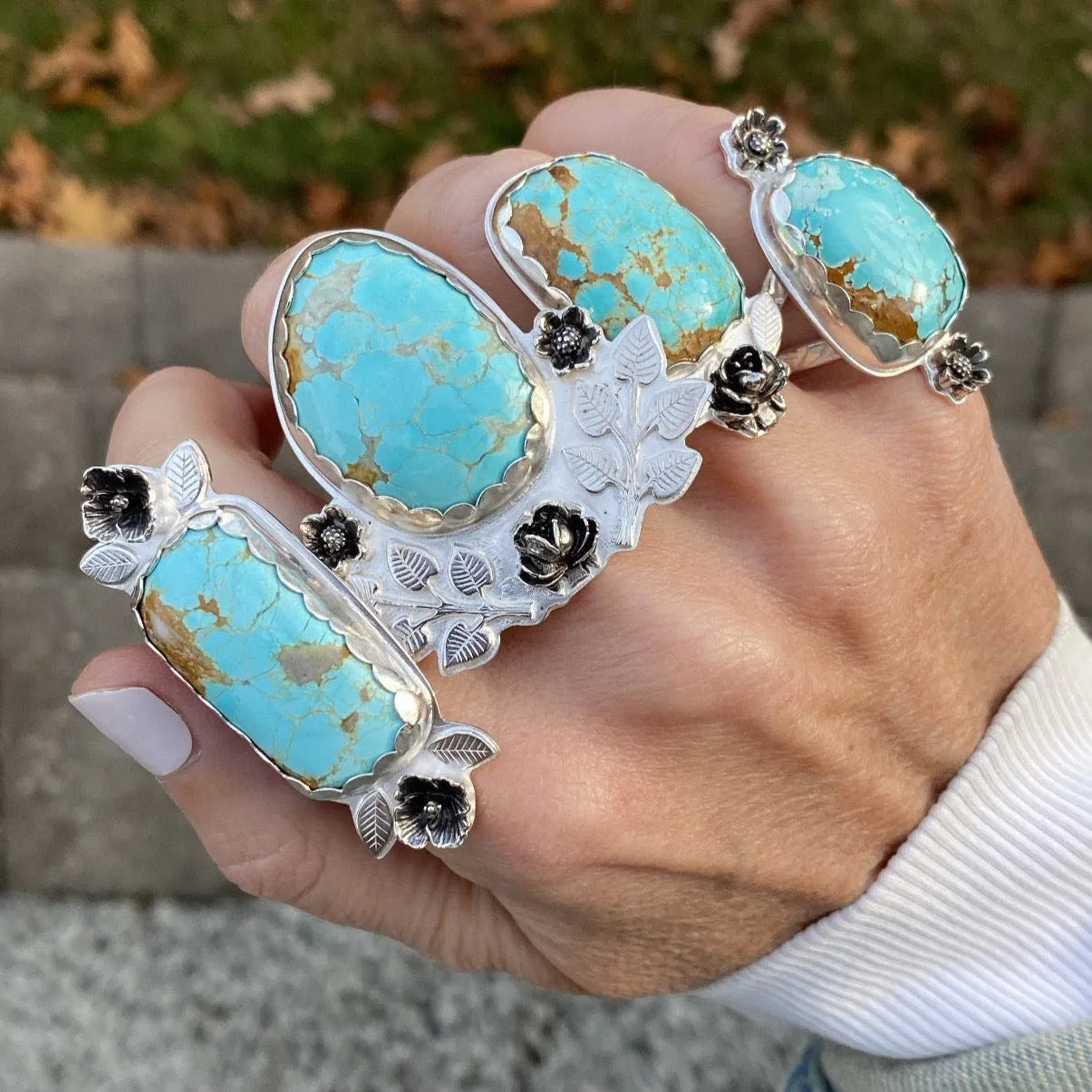 Harvest Moon Turquoise Cosmo Ring