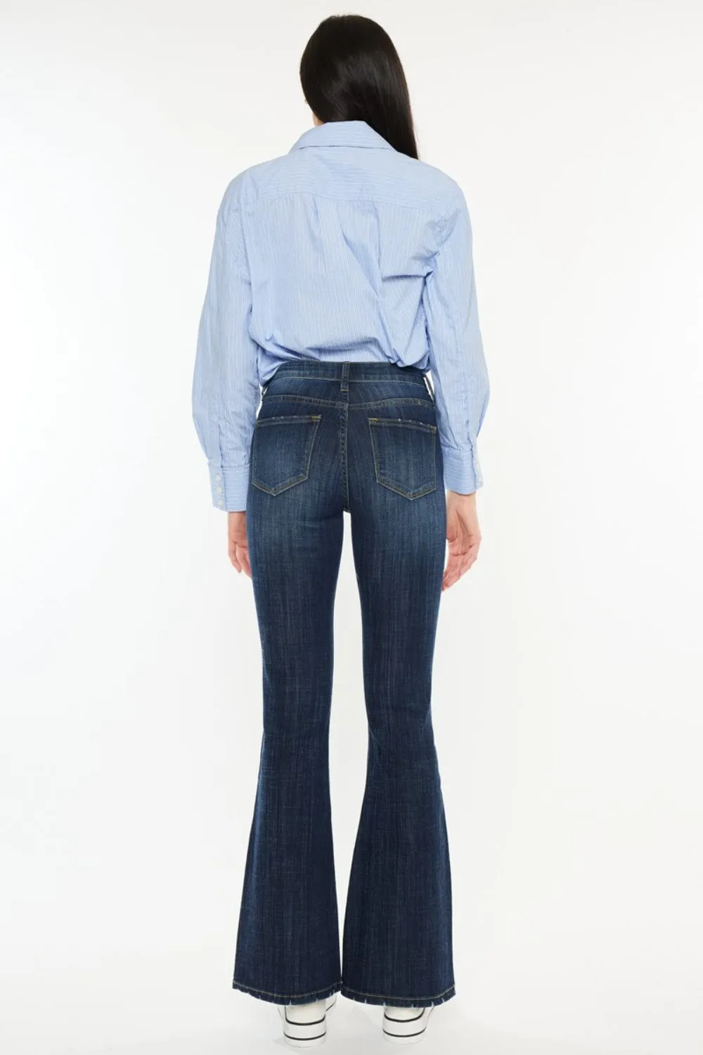 Hazel Blues® |  Kancan Mid Rise Flare Jeans