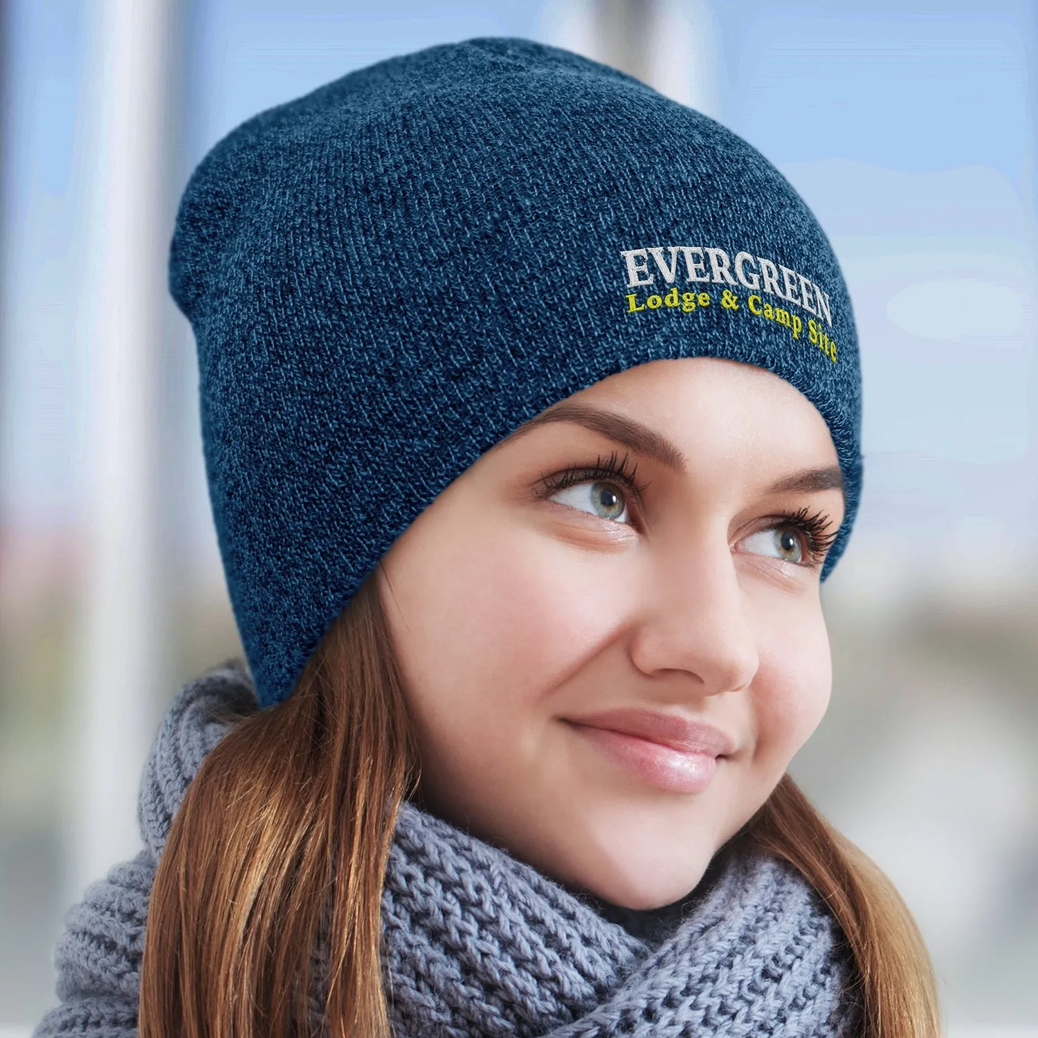 Heather Knit Beanie(SHW-30T)