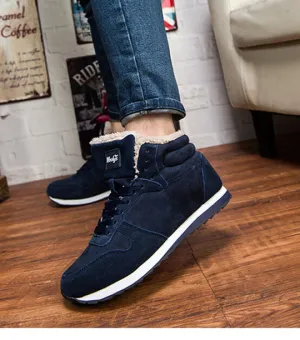 High-quality men's winter boots for warmth