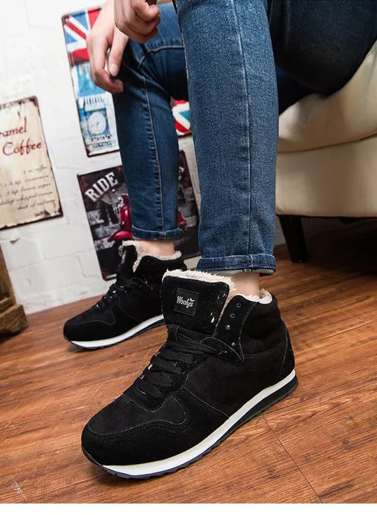 High-quality men's winter boots for warmth